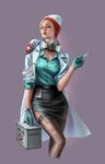 ArtStation - Nurse, shuhang ye Nurse art, Fashion photograph